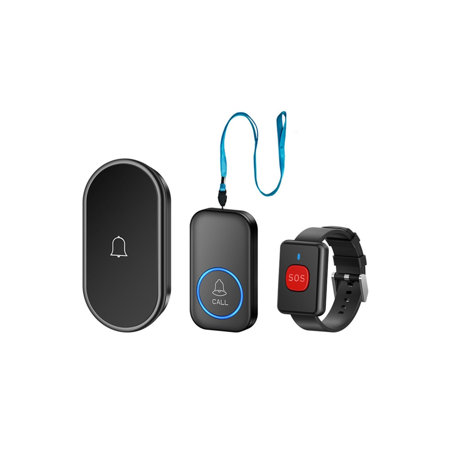 Wireless Alarm System 300m Assault Alarm Emergency Help