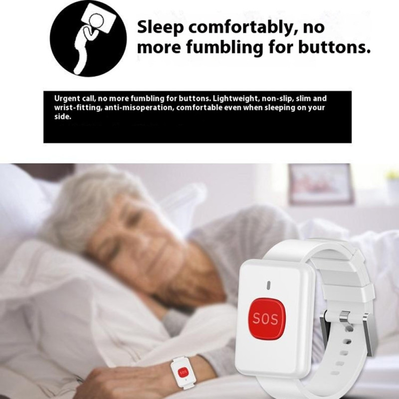 trådløst alarmsystem 300m overfald alarm nød hjælp