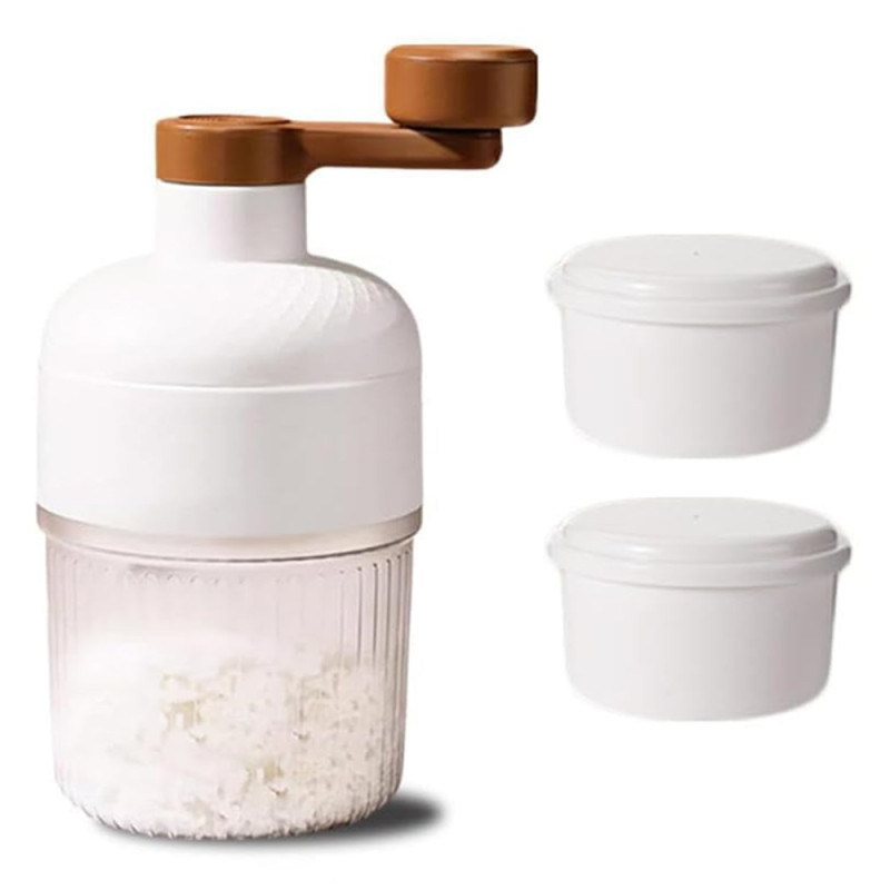 Shaved Ice ismaskin Ice Crusher med 2st iskub - brickor