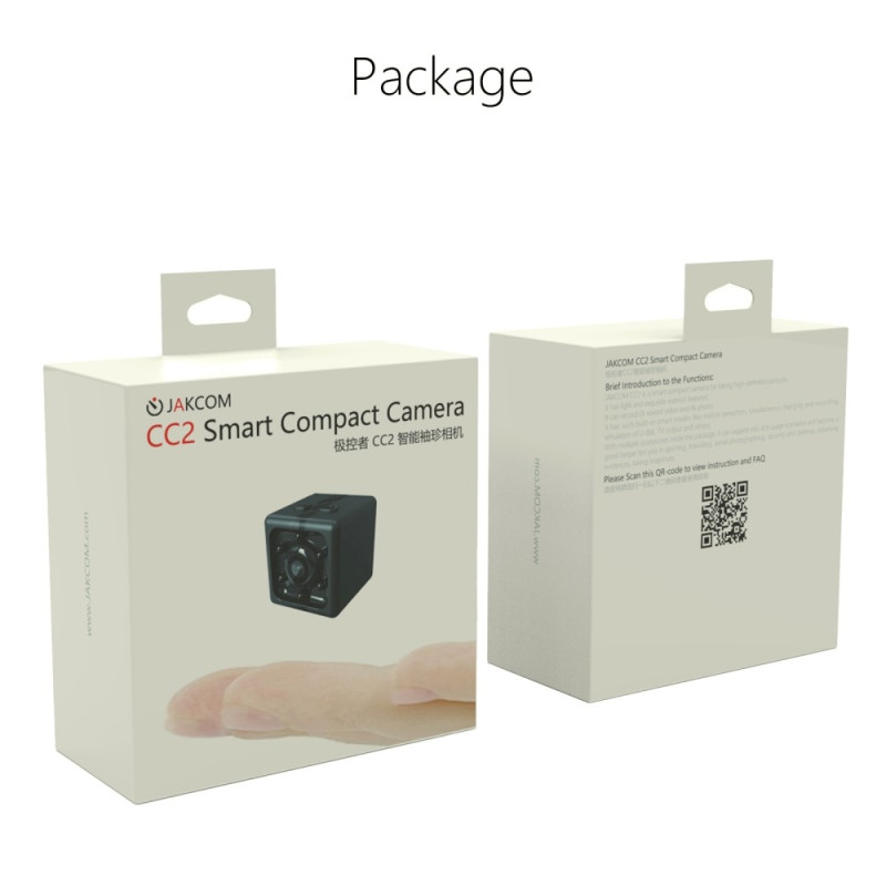 JAKCOM CC2 Mini UV - beläggningsfilter Linsfilm Actionkamera Inbyggt 40mAh batteri