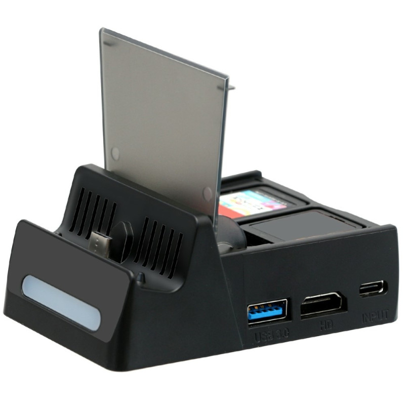 Mini HD Video Converter Adapter kompatibel med Nintendo Switch Laddningsstation