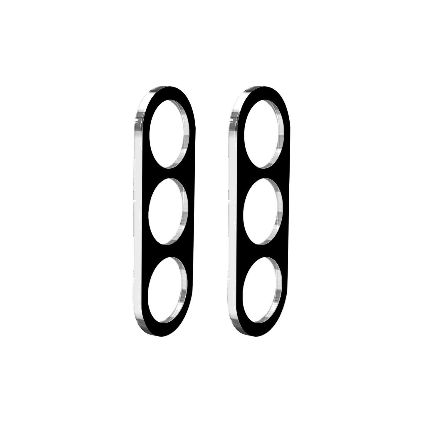 ENKAY 2Pcs for Samsung Galaxy S24 FE Camera Lens Protector Tempered Glass - Black