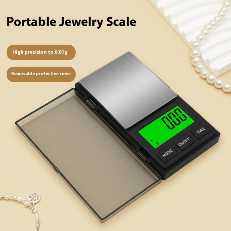 1000g / 0.01g 5 Units Portable Jewelry Scale Small Scale Digital Pocket Scale