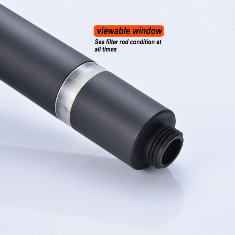 Vannbesparende 10 moduser Håndholdt dusjhodefilter Rustfritt stål slangedusj