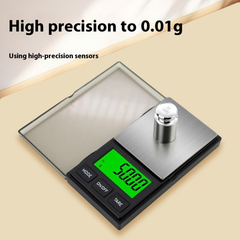 200g / 0.01g 5 Units Portable Jewelry Scale Small Scale Digital Pocket Scale