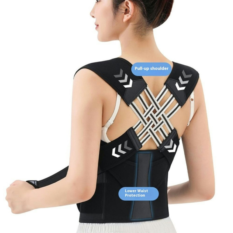 Correct Posture Back Posture Corrector Brace til mænd, kvinder - XL