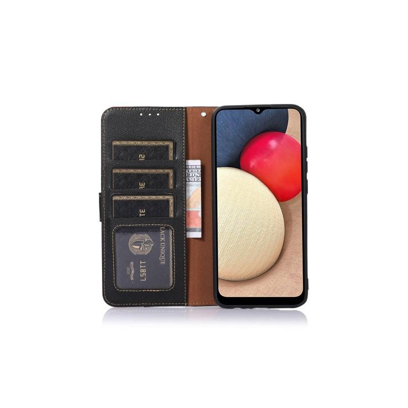 KHAZNEH Lommebok - deksel til Samsung Galaxy S23 - Svart/Rød