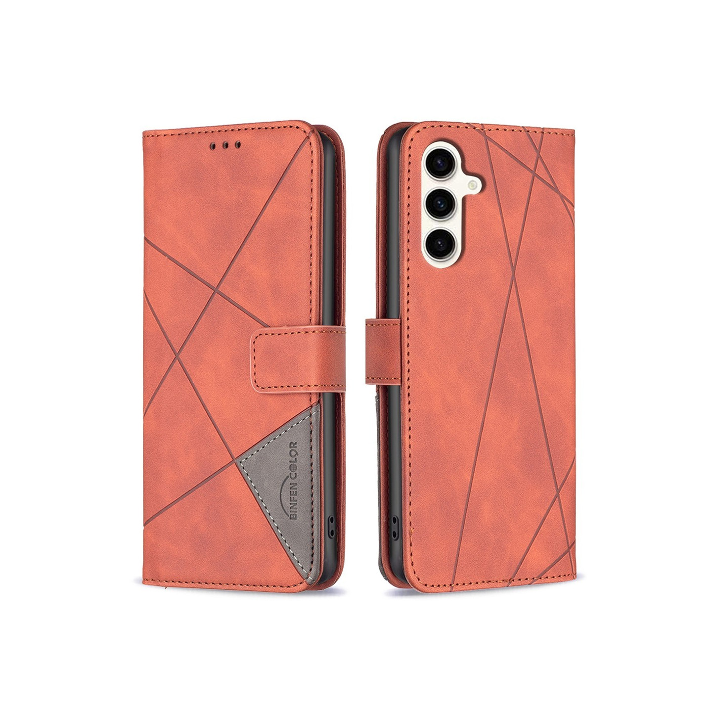 BINFEN COLOR Til Samsung Galaxy S24 FE Stødsikkert Pungcover