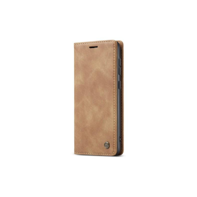 CASEME Retro Wallet Case for Samsung Galaxy S23 - Brown