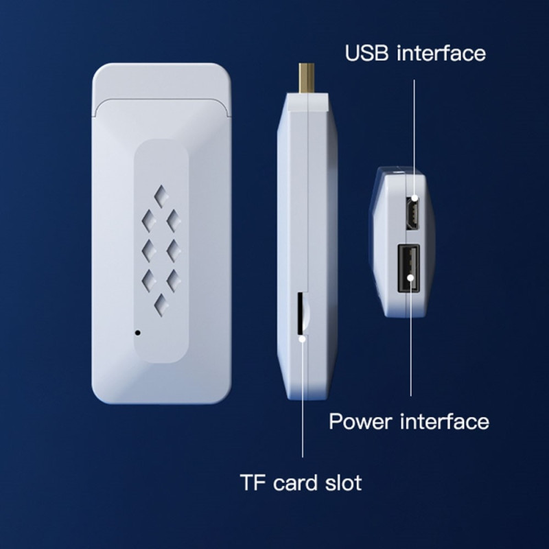 Game Stick 4K Dual 2.4G trådløs spillkontroller med 128G 30000+ spill for TV