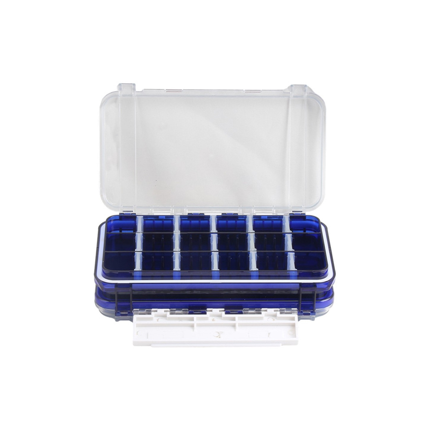 17.5x10.5x4cm storage box for fishing tackle fishing hook bait Double - sided