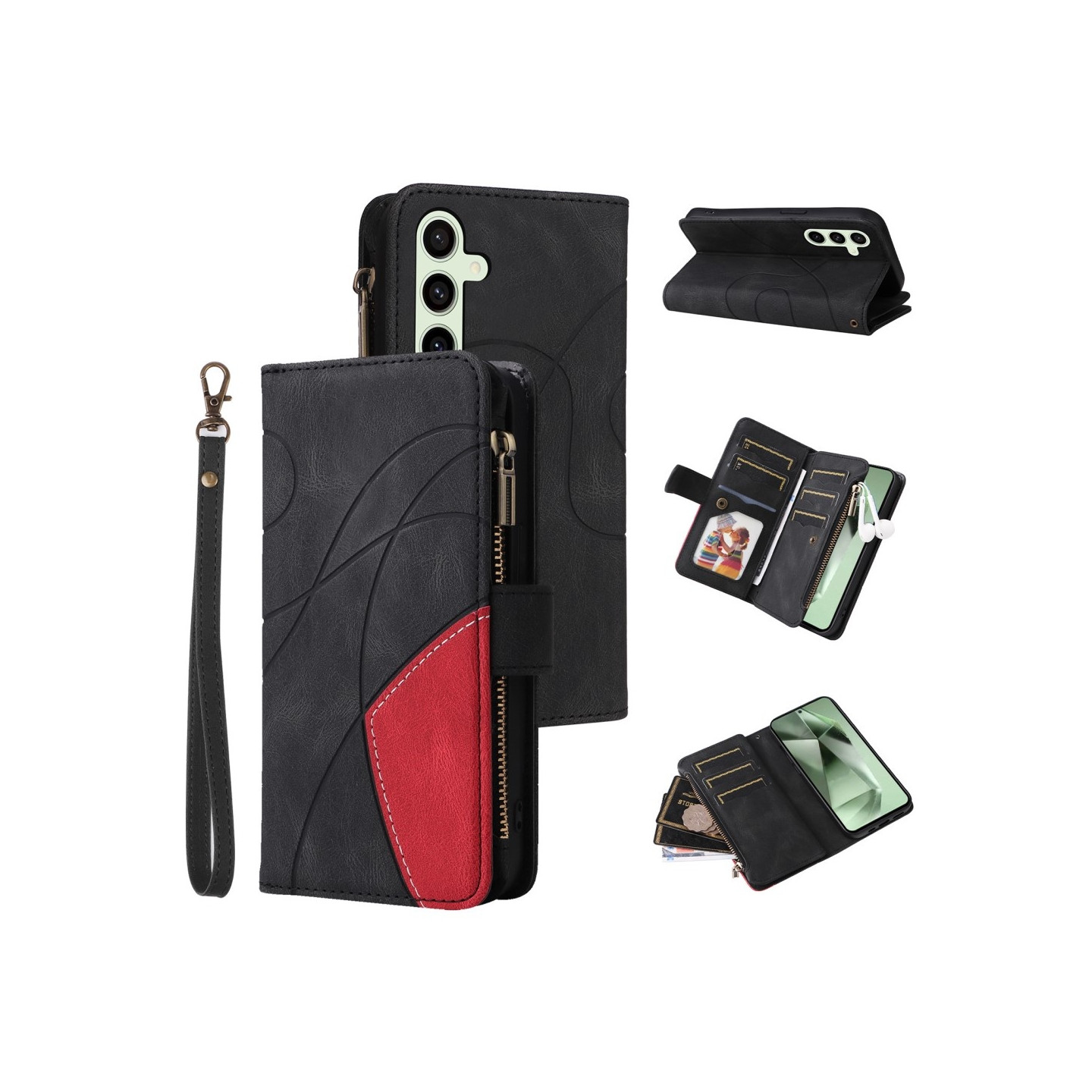 KT multifunktions - serie - 5 til Samsung Galaxy S24 FE telefonetui