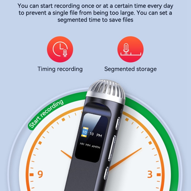 digitaalinen äänitallennin MP3 - soitin melunvaimennustallennuslaitteen sanelukone 32 Gt:n