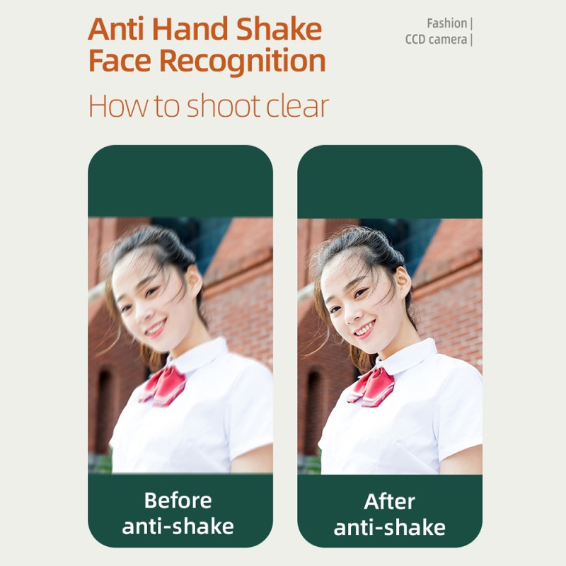 Digitalkamera 2,4 - tum IPS - skärm HD CCD - kamera med 32GB TF - kort + kortläsare