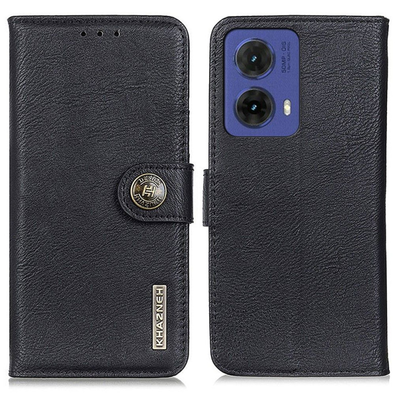 KHAZNEH Wallet Stand Case for Motorola Moto G85