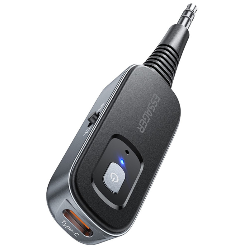 Car Stereo Bluetooth Transmitter Receiver 3.5mm Aux Adapter for Speaker Amplifier