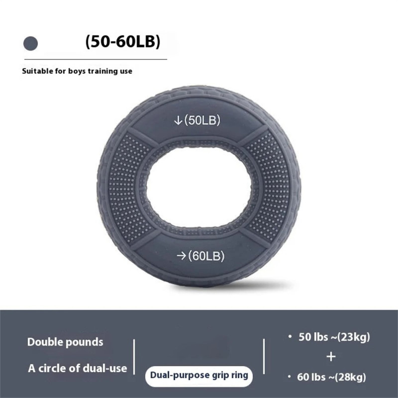 Käden otteen vahvistaja kyynärvarren sormi rannelihasten harjoittaja - 50 - 60 lb / harmaa