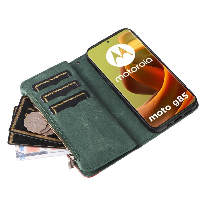 KS Plånboksfodral till Motorola Moto G85 - Grön