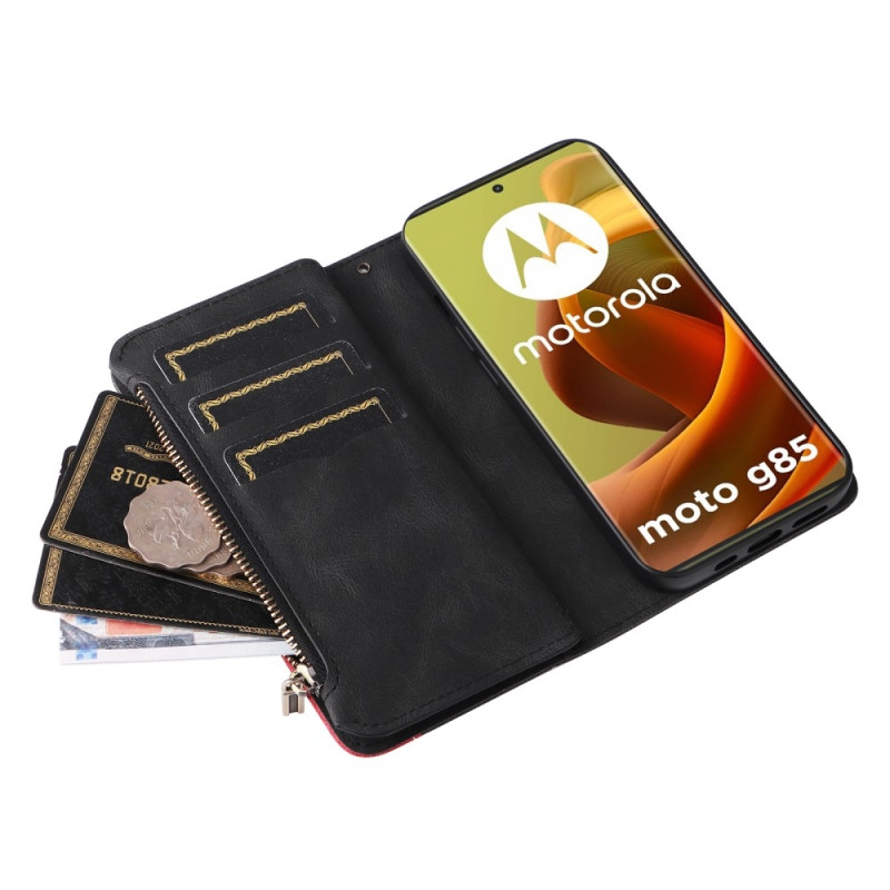 KS Lommebok - deksel til Motorola Moto G85 - Svart