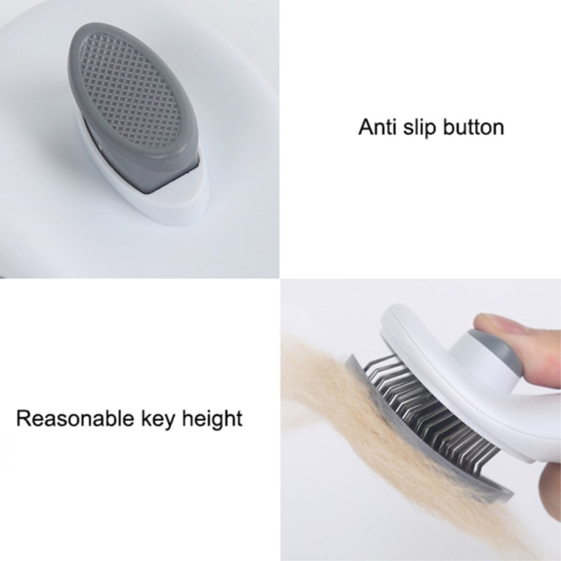Self - cleaning cat dog brush for tangled hair Cleaning of pet rooms