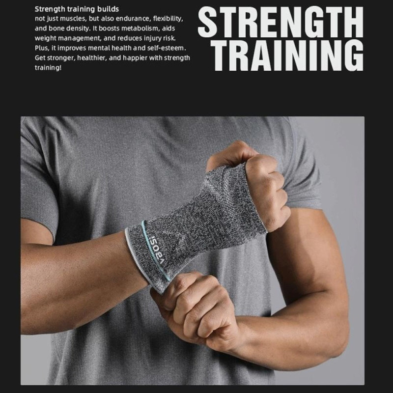 1 kpl koko XL rannetuki rannesuoja kompressiota - Oikein käsi