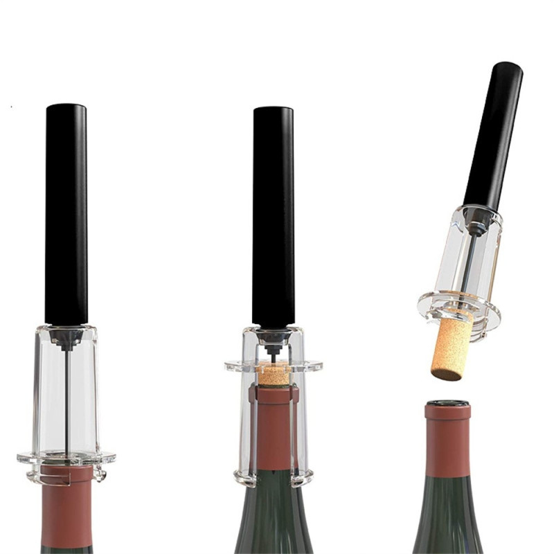 Manuellt lufttryck Rödvin flasköppnare Nåltyp Vinflaska korkborttagare