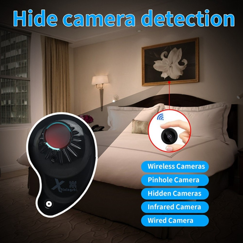 high sensitivity wireless RF signal hidden camera detector Scan magnetic GPS locator