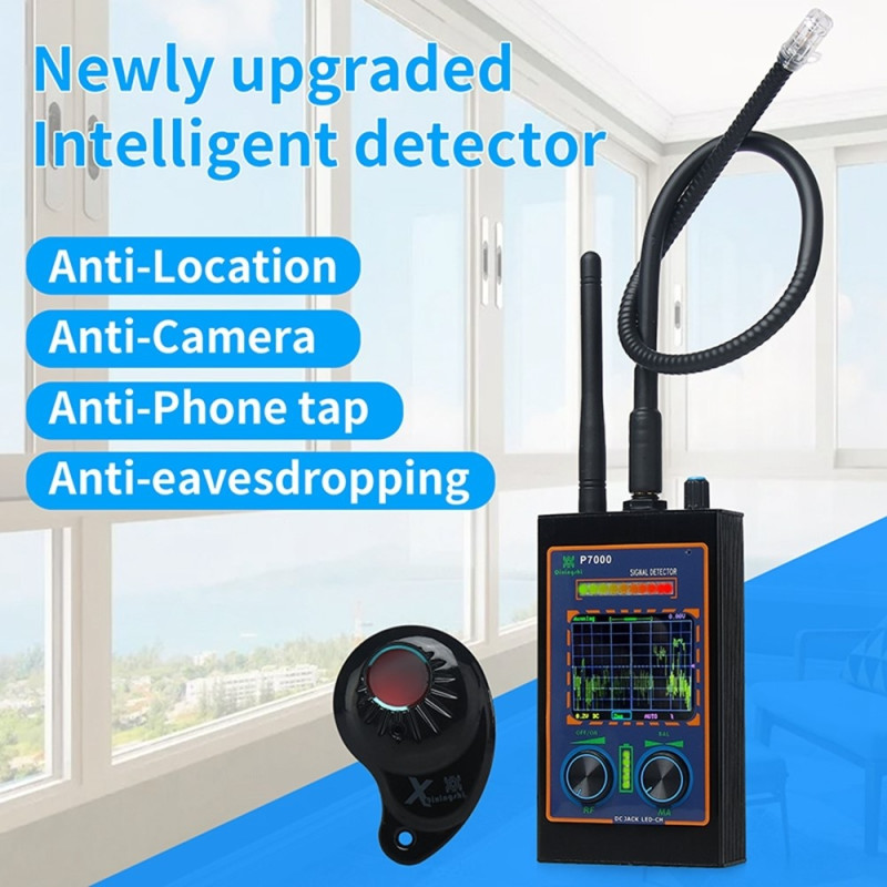 high sensitivity wireless RF signal hidden camera detector Scan magnetic GPS locator