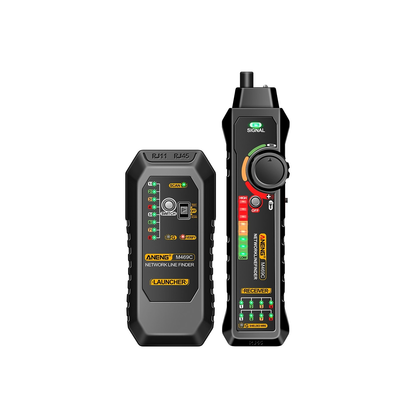 ANENG Nettverkskabeltester Nettverk Ethernet Wire Tracker - kabelfinner