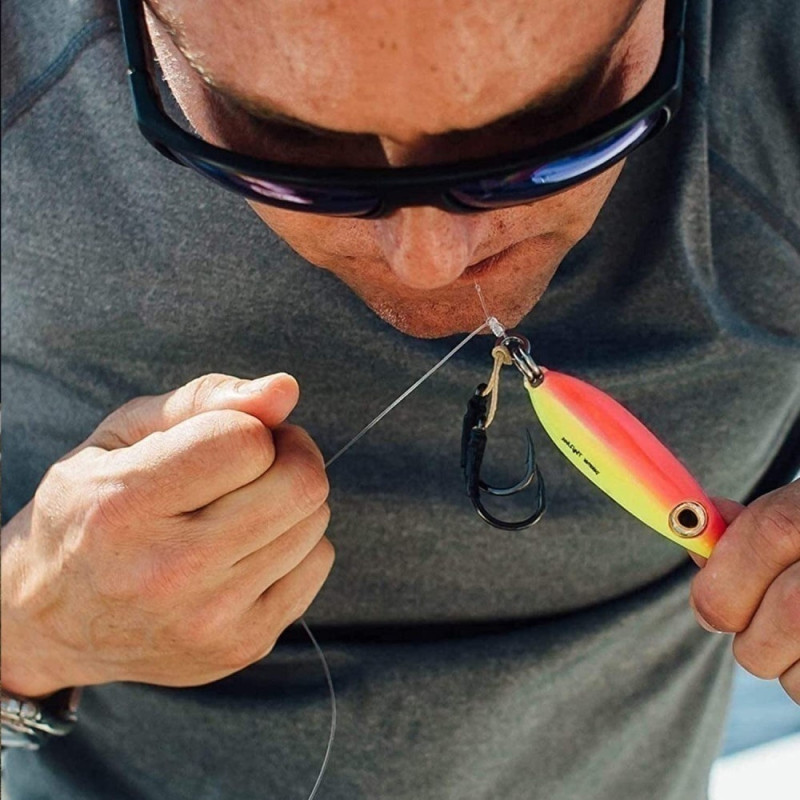 100m Nylon fiskeline Rivesikker ferskvand Havvands fiskeline - størrelse 8.0