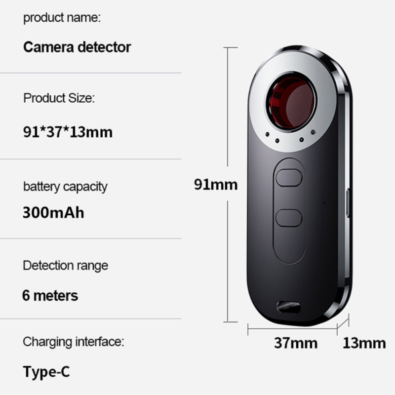 Prevent Surveillance Wireless Infrared Signal Sensor GPS Finder for Hidden Camera