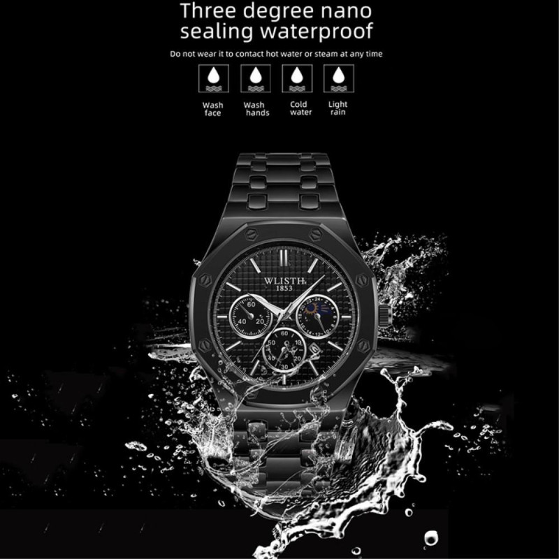 Wrist Watch Man WLISTH Fashion Analog Quartz Watch Luminous