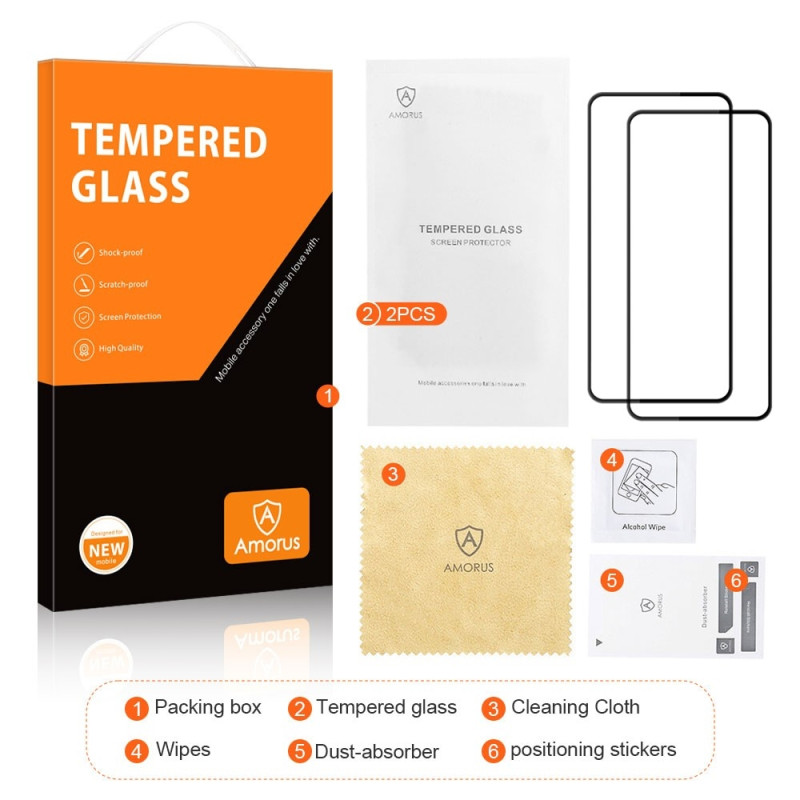 AMORUS For Pixel 9 Pro XL Screen Protector Glass