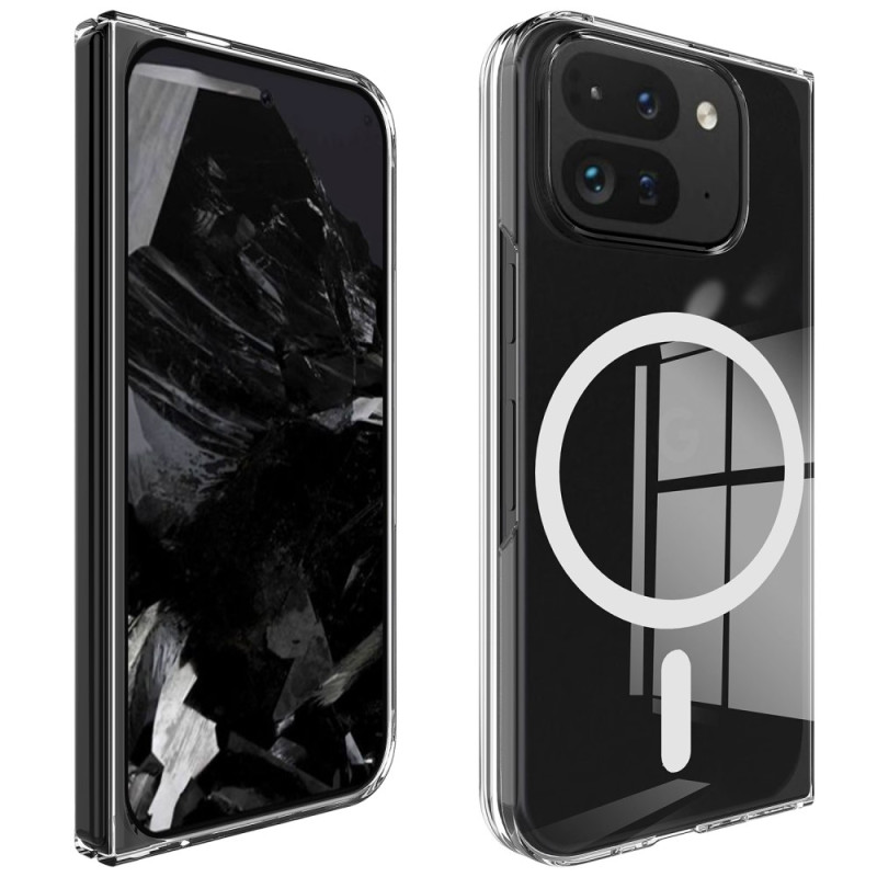For Google Pixel 9 Pro Fold 5G Magnetic Case TPU+Acrylic with MagSafe