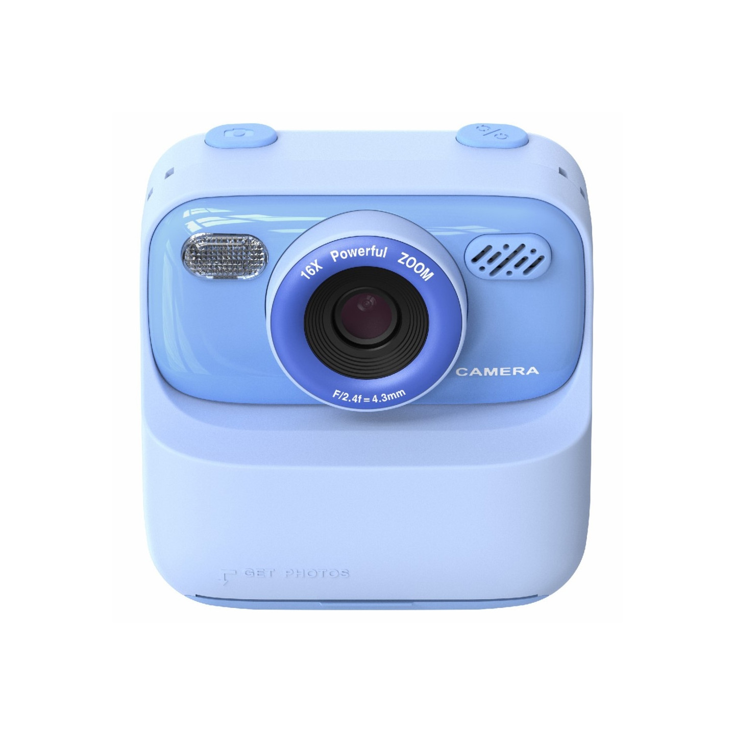 2,4 - tommers skjerm Instant HD Dual Lens oppladbart kamera med 32 GB minnekort