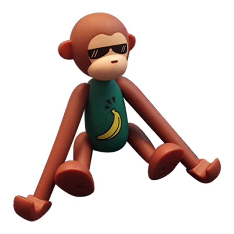 Universaali matkapuhelinteline Söpö eläimen apina säädettävä puhelinpidike