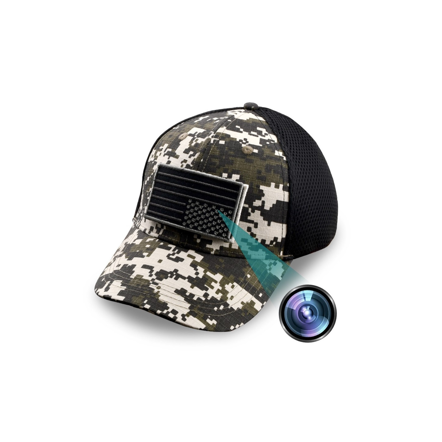 Cap HD 1080P Loop Recording Fjernvisning Baby Nanny Surveillance WiFi - kamera