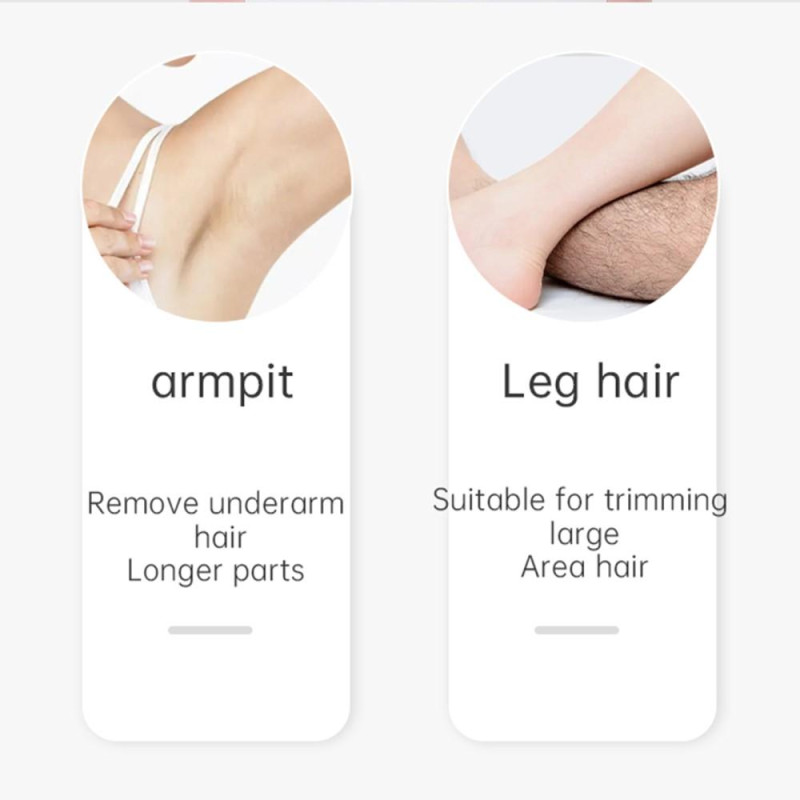 Elektrisk hårfjerningsepilator Trimmer barbering Kraftig