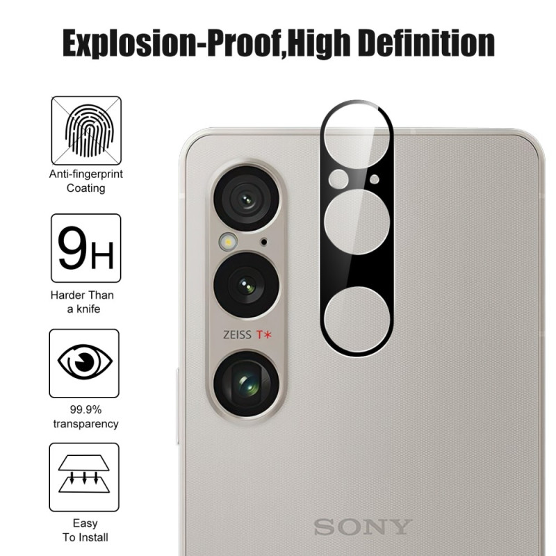 Til Sony Xperia 1 VI Kameralinsefilm Objektivdeksel i Herdet Glass
