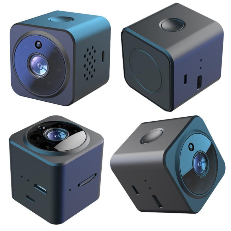 AS02 Mini Spy Kamera Trådløs Wifi IP Hjemmesikkerhedskamera HD 1080P