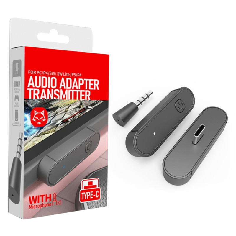 Kompatibel med Nintendo Switch Lite PS4 PS5 Spillkonsoll Bluetooth - mottakersender