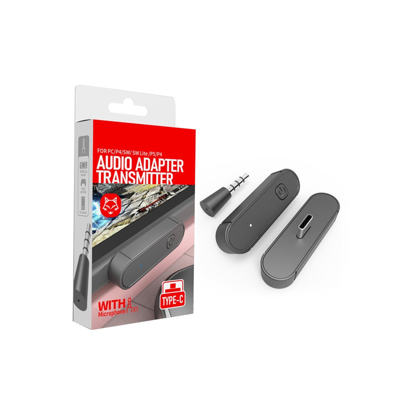 Compatible with Nintendo Switch Switch Lite PS4 PS5 Game Console Bluetooth Receiver Transmitter