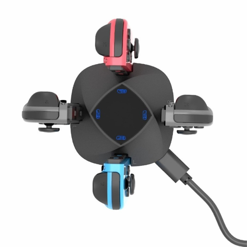 Kompatibel med Nintendo Switch + OLED Joy - Con Controller 4 - i - 1 ladestation