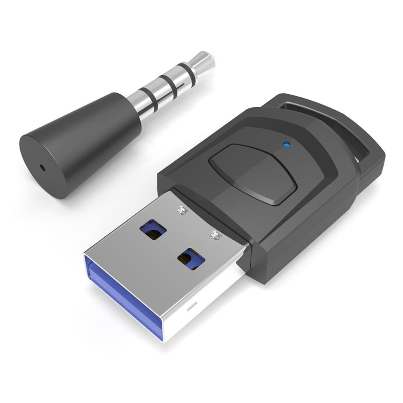 For Sony PS5 PS4 PC - hodetelefoner Bluetooth USB 3.5 mm lydsender trådløs mottaker