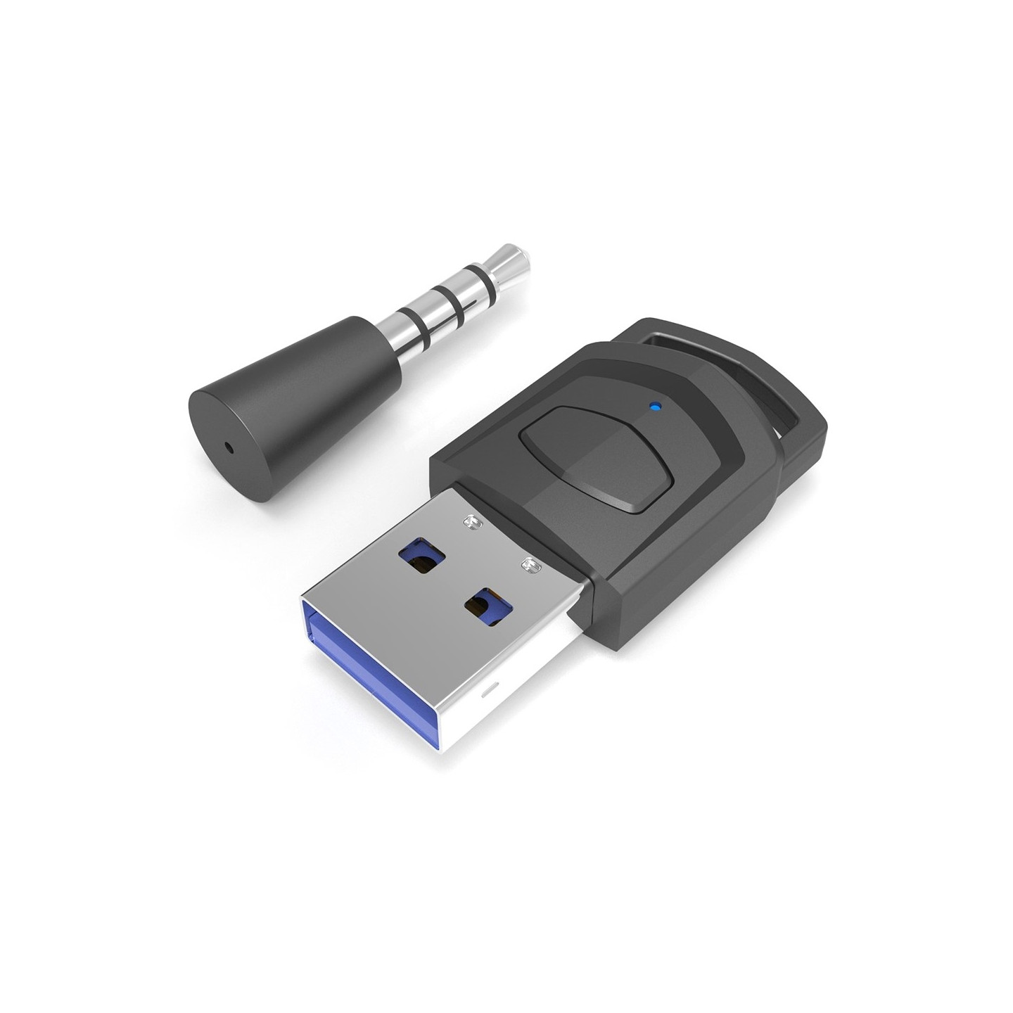 For Sony PS5 PS4 PC - hodetelefoner Bluetooth USB 3.5 mm lydsender trådløs mottaker