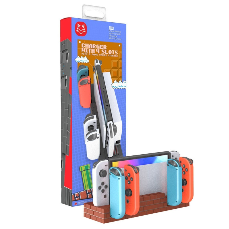 Kompatibel med Nintendo Switch Switch OLED Joy - Con Controller opladningsdock