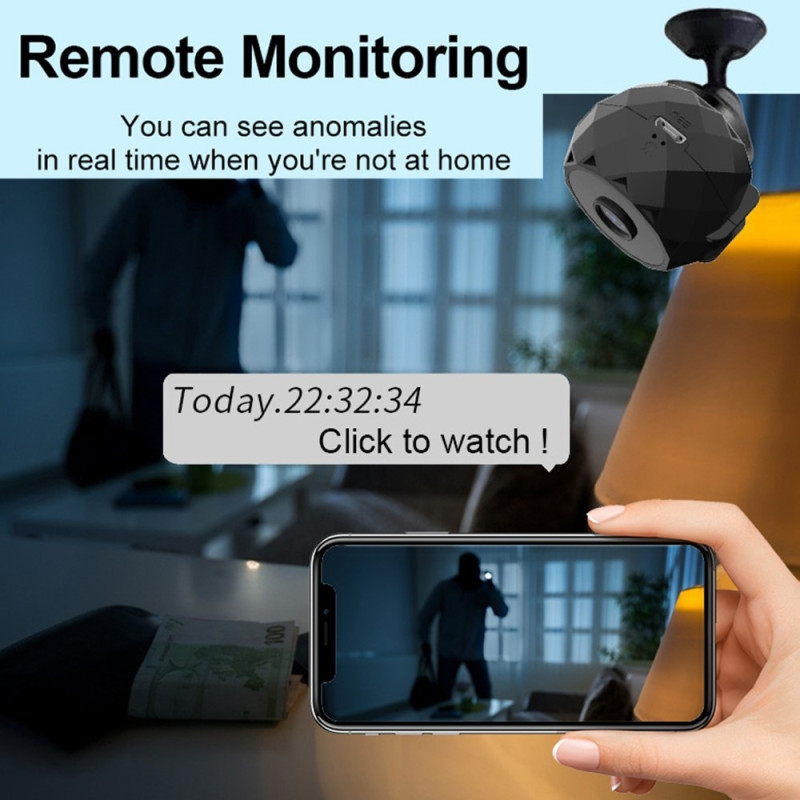 Home Surveillance WiFi Camera Mobile Phone Remote Surveillance Night Vision Camera