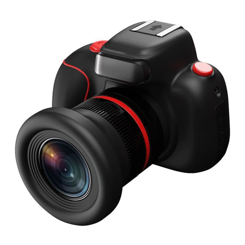 D6PRO 2,4" digitalt zoomkamera med dobbelt objektiv 4K videooptager + 32GB TF - kort