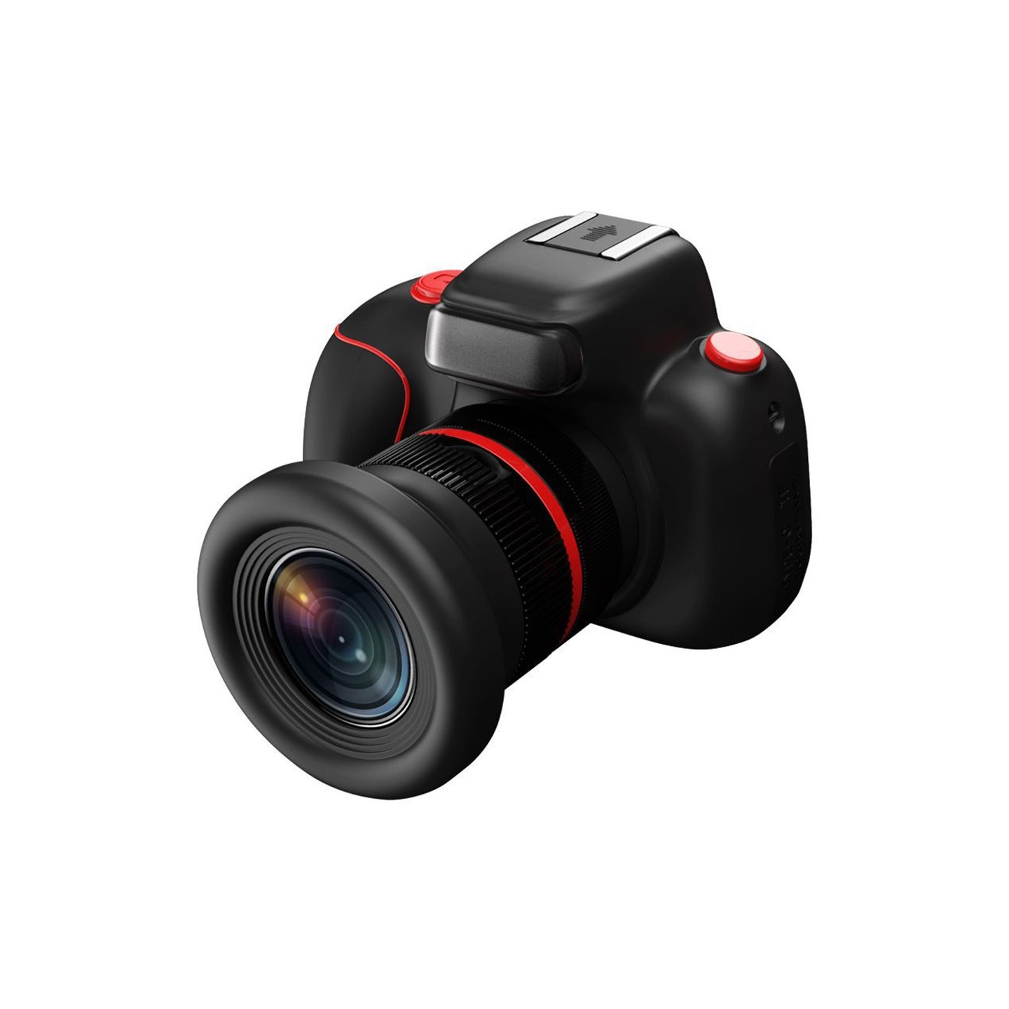 D6PRO 2,4" digitalt zoomkamera med dobbelt objektiv 4K videooptager + 32GB TF - kort
