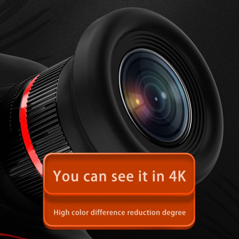 D6PRO 2.4 «Dual Lens Digital Zoom Kamera 4K Videoopptaker+32 GB TF - kort